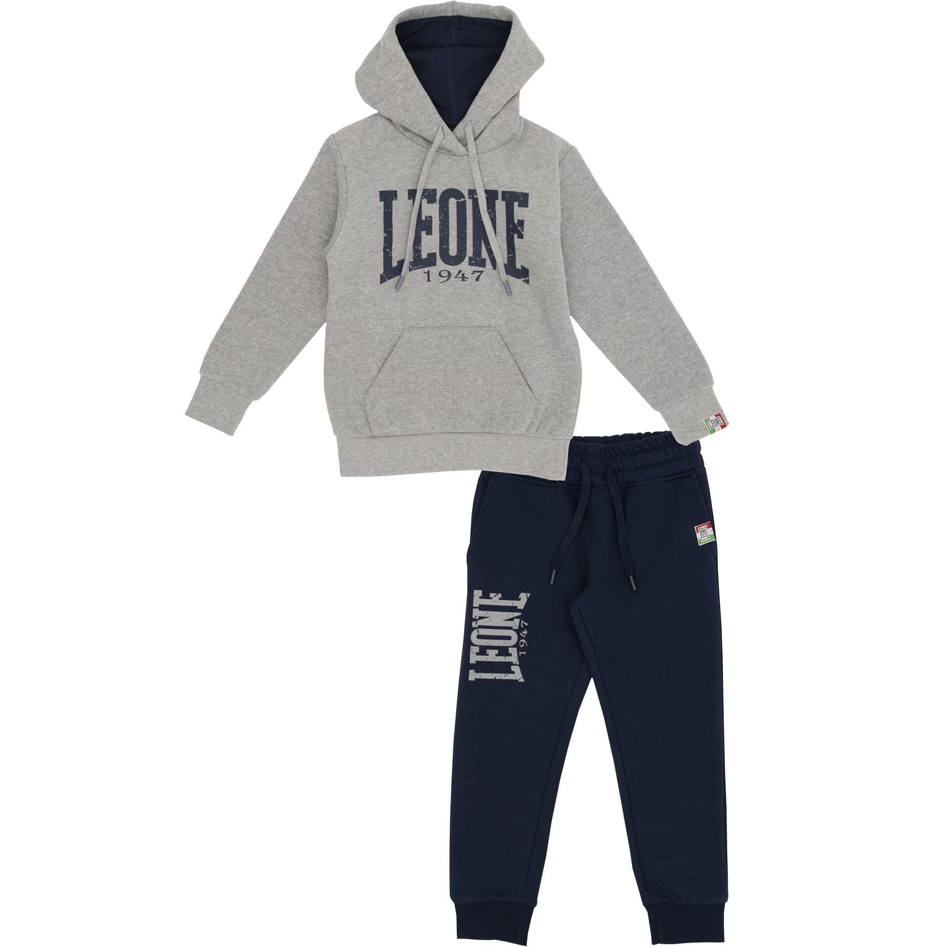 Tuta con cappuccio Leone bambino tuta Grey Boy