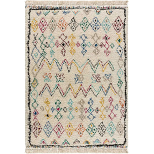 YEBEL Alfombra bereber blanco, varias medidas disponibles.