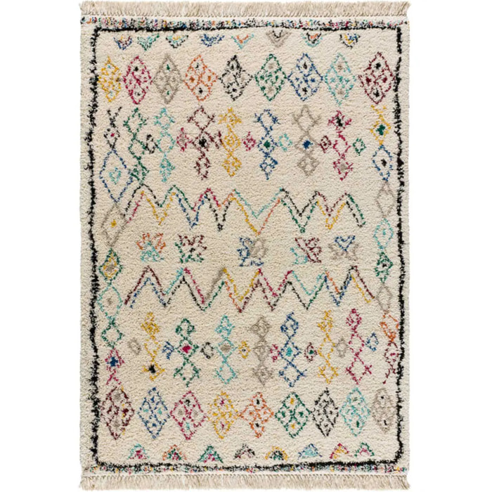 YEBEL Alfombra bereber blanco, varias medidas disponibles.