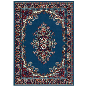 Tappeto Soggiorno Salotto Motivo Persiano Azzurro