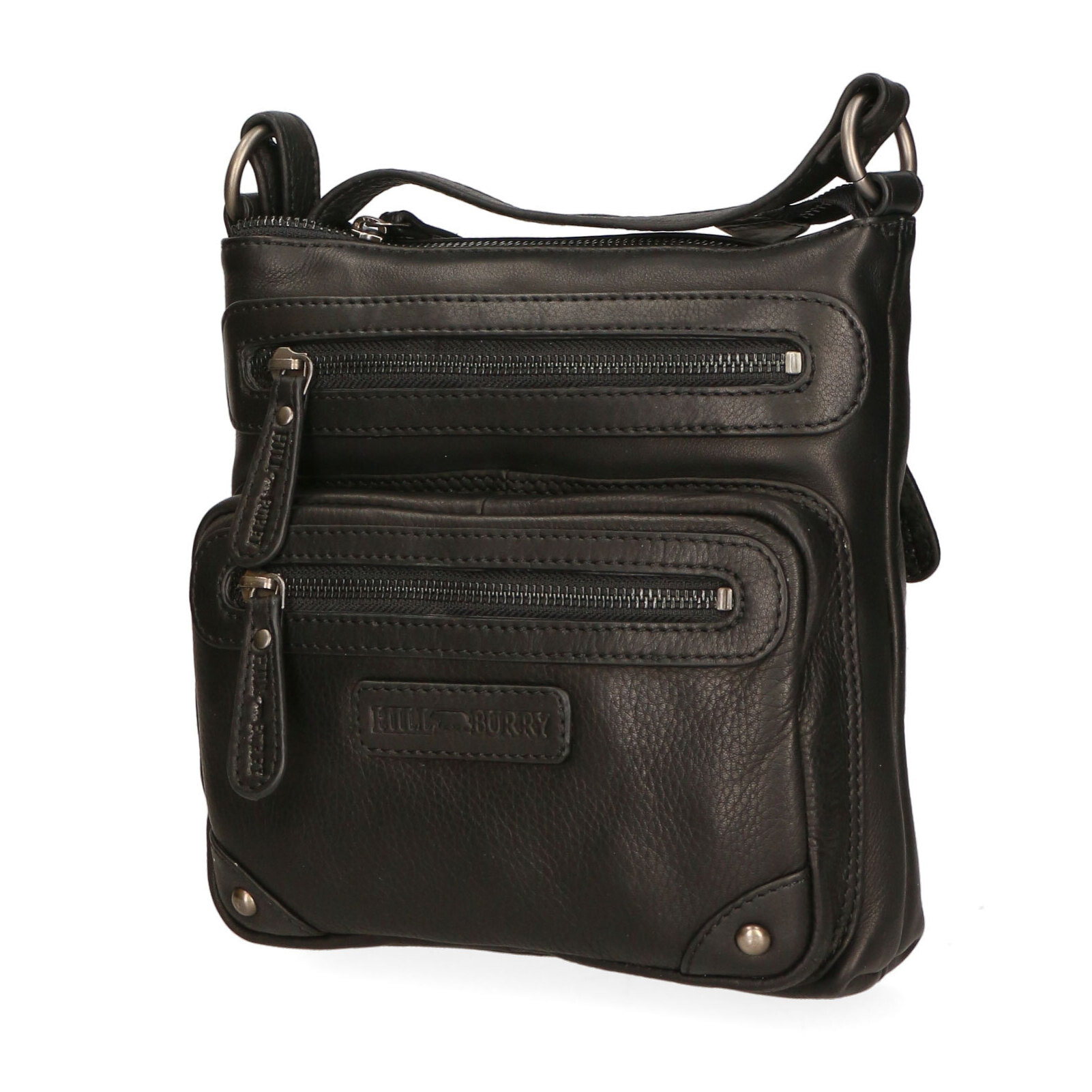 Borsa a tracolla  da uomo In Vera pelle Made in Italy 22x23x5 cm