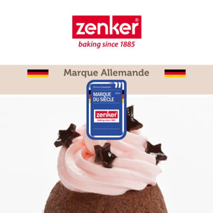 Lot de 100 barquettes alimentaires en papier 2,5 cm Zenker Smart pastry