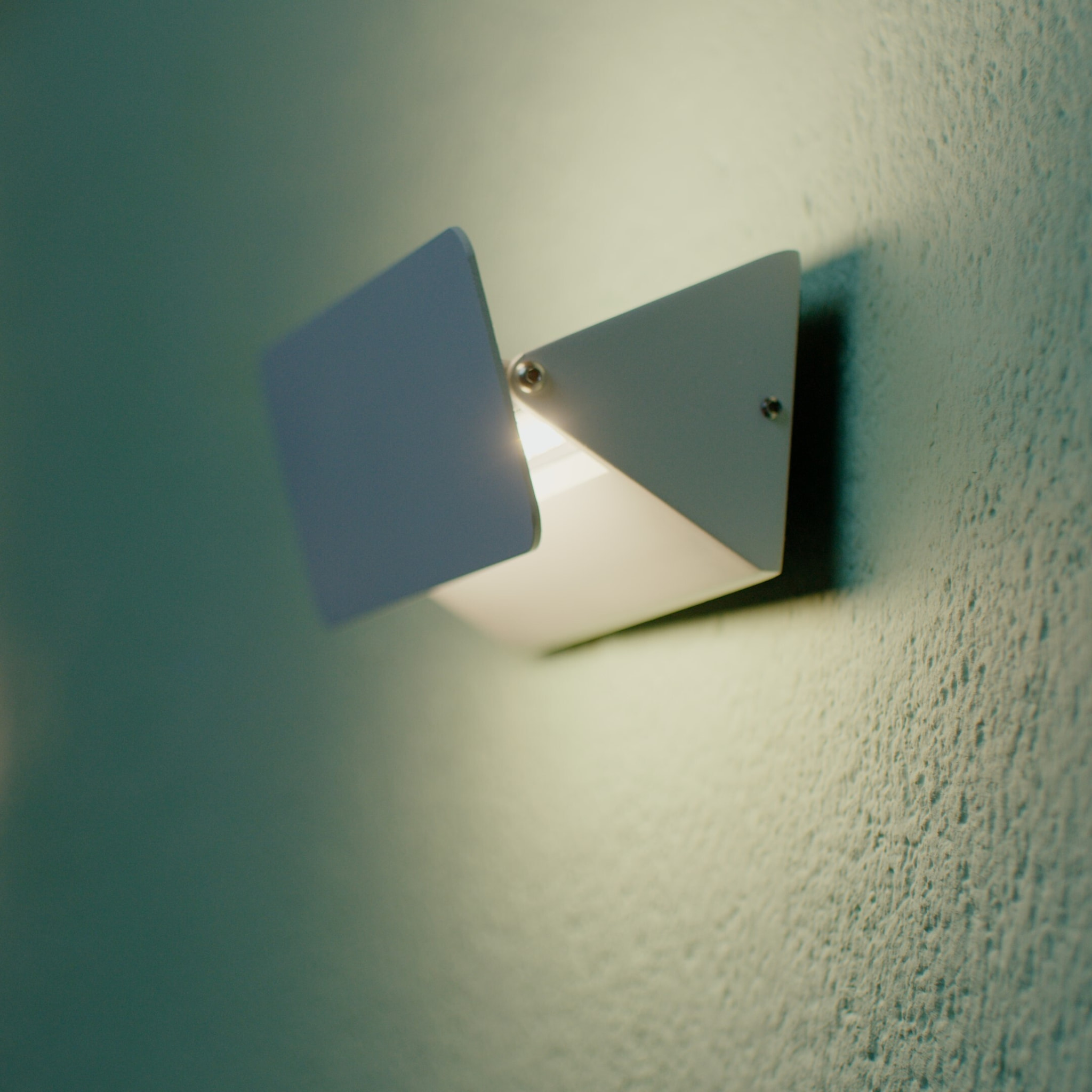 Forlight Shape - Aplique LED Exterior Modulable y Orientable para Jardín y Terraza. Aplique de Pared con LED 4.5W Blanco Cálido
