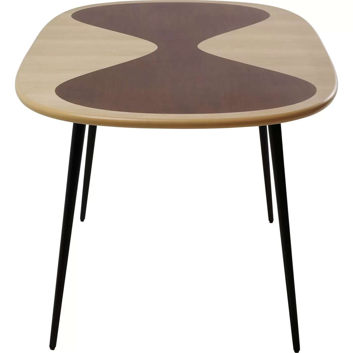 Table Petal 150x90cm noire Kare Design