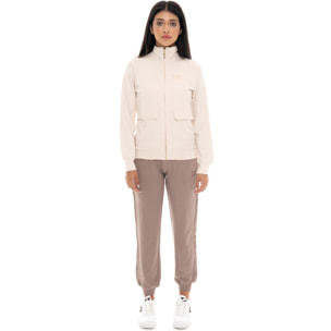 Mono de invierno para mujer Leone 1947 Chic Tones con cuello alto y cremallera.