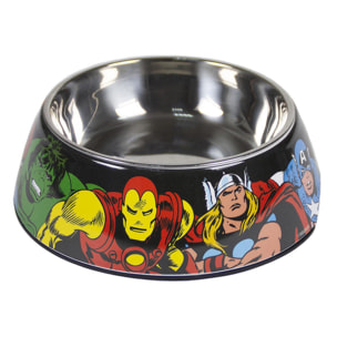 Comedero para perros s diseño marvel