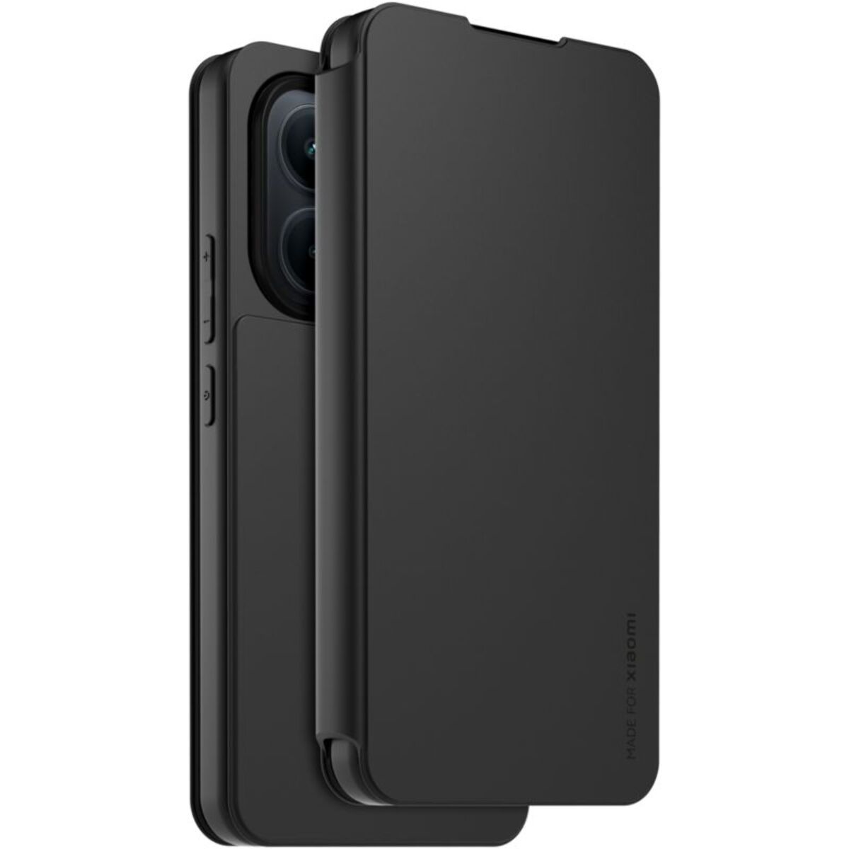 Etui avec cordon MADE FOR XIAOMI Redmi 15C 4G/5G Noir + dragonne