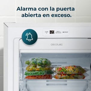 Cecotec Congelador vertical Bolero CoolMarket UF 155 White E