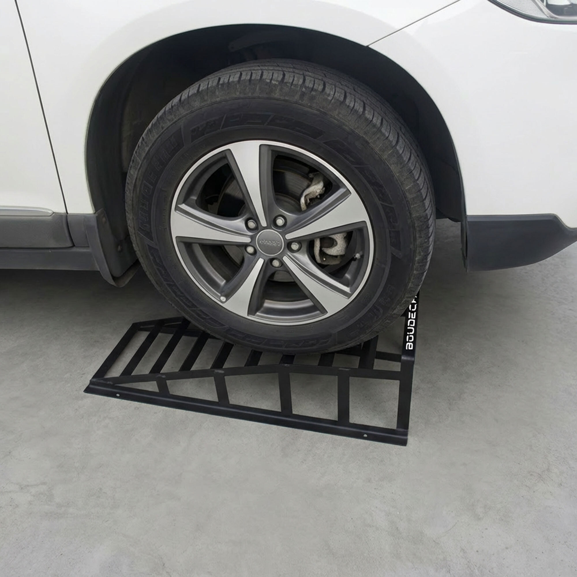 Stratos - Coppia di Rampe per Sollevamento Auto fino a 2.5 Tonnellate Manutezione Autoveicoli in Acciaio Nero