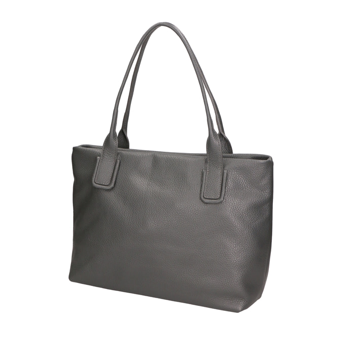Borsa a spalla da Donna Lorena in Vera Pelle Made in Italy 26x39x13 cm