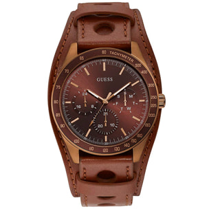 Reloj Guess W1100G3 Hombre Analogico Cuarzo con Correa de Piel