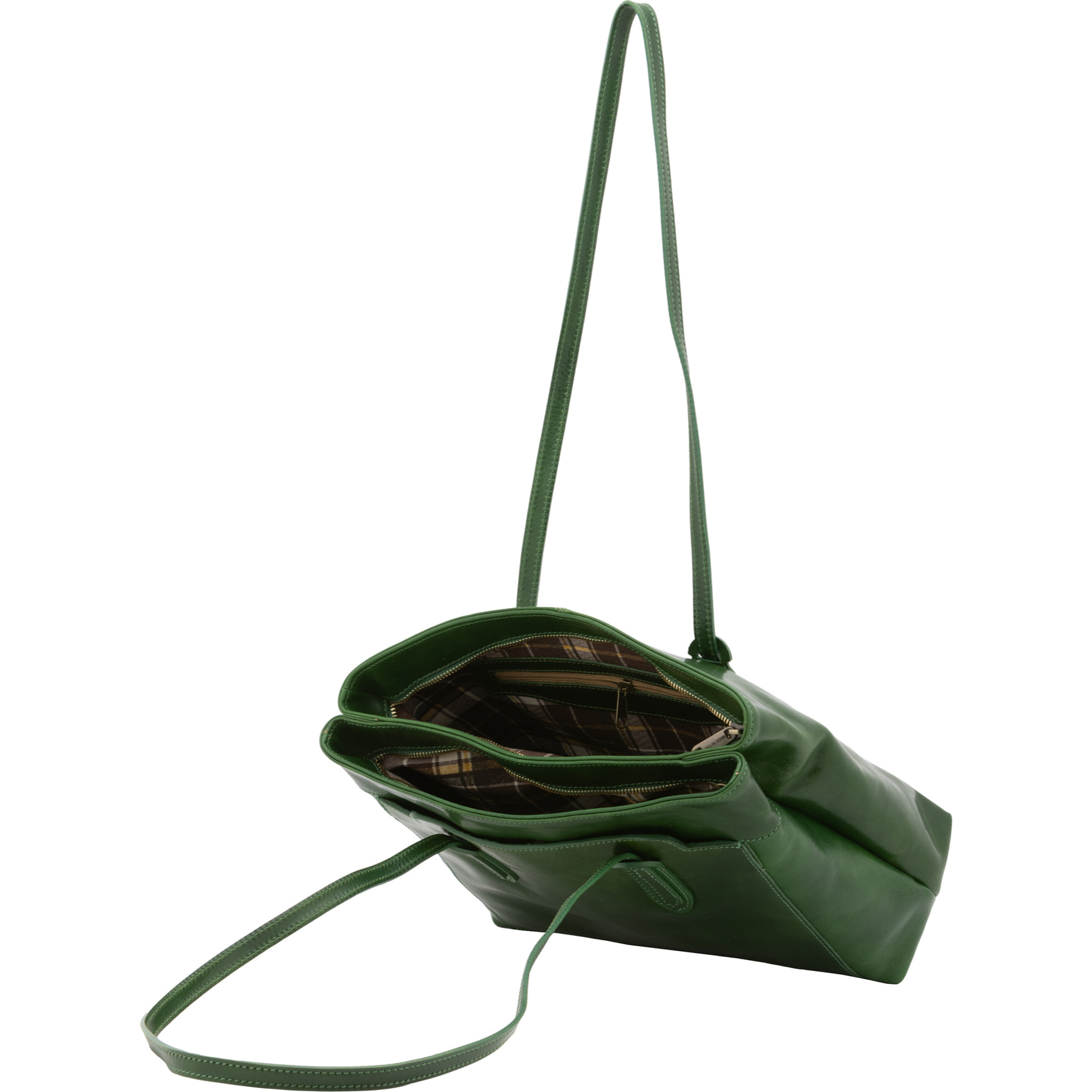 Borsa a spalla  da donna In Vera pelle Made in Italy 35x26x12 cm