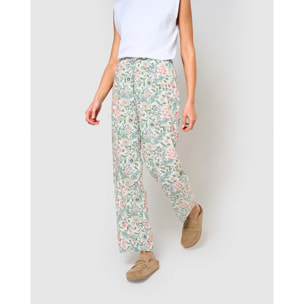 Pantalón viscosa zanzibar rosa