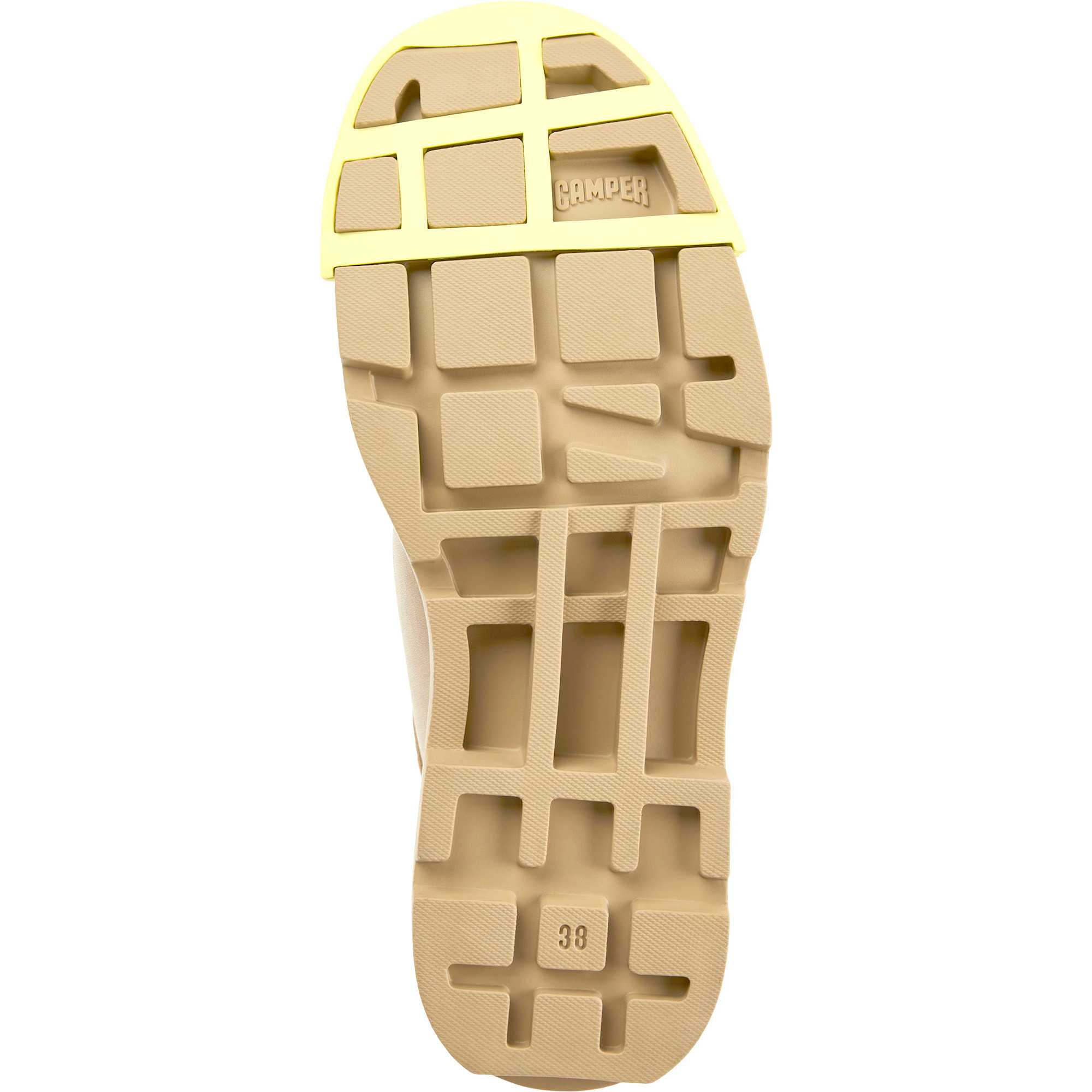 Zapatos de cordones - CAMPER Junction - Beige - Piel de ante