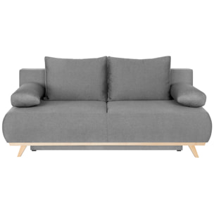 Canapé convertible 3 places en tissu - LARIA