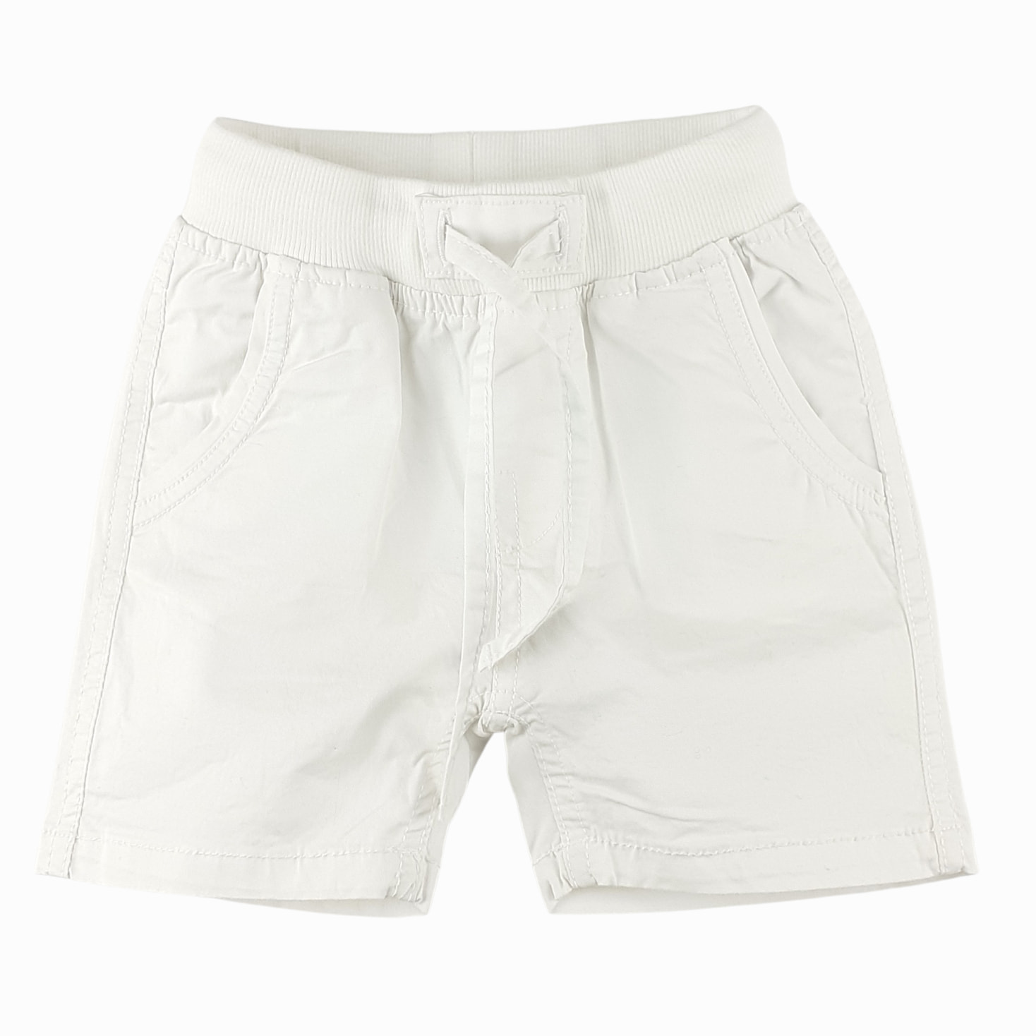 SHORT TESSUTO TECNICO BIANCO SUMMER TIME