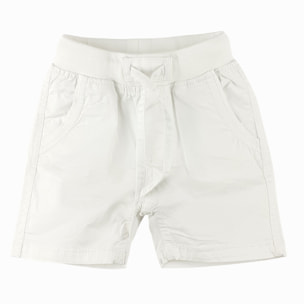 SHORT TESSUTO TECNICO BIANCO SUMMER TIME