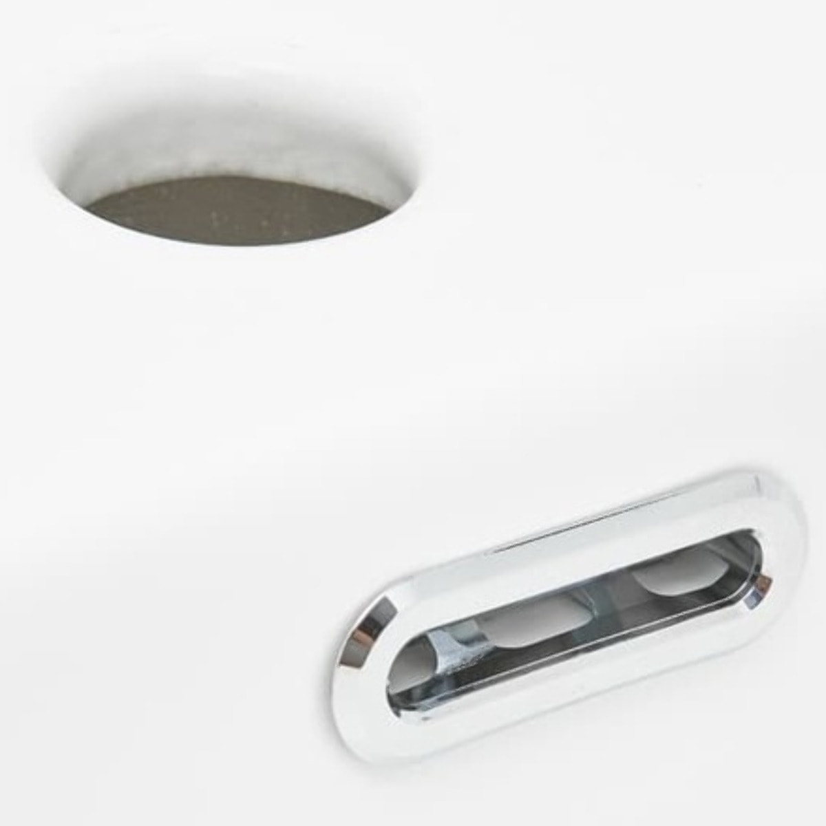 Meuble lavabo Swiss Aqua Technologies Fusion 60,5x46 cm blanc mat, trou pour robinet au milieu SATFUS6046MW