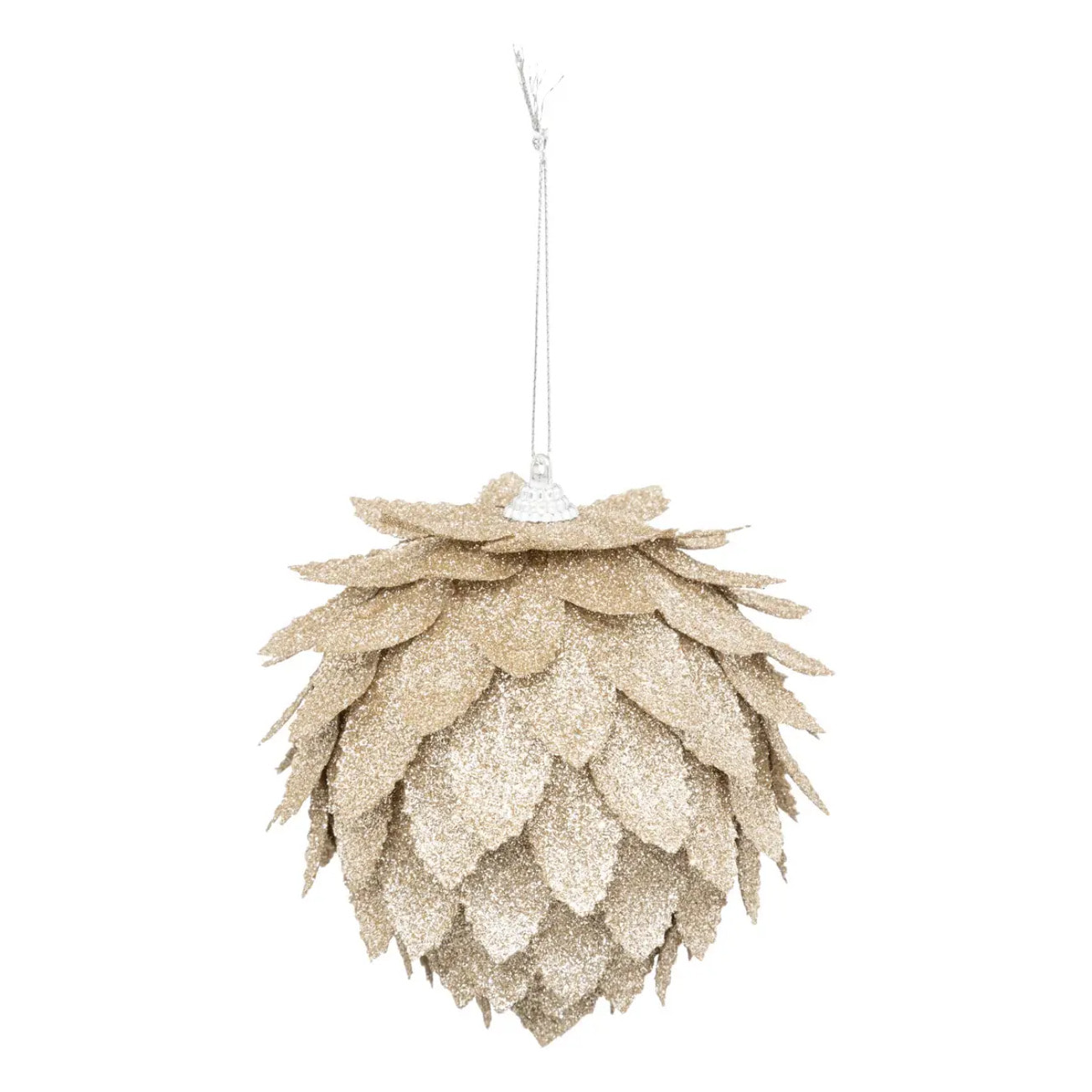 Sujet feuille 10cm polystyrène or