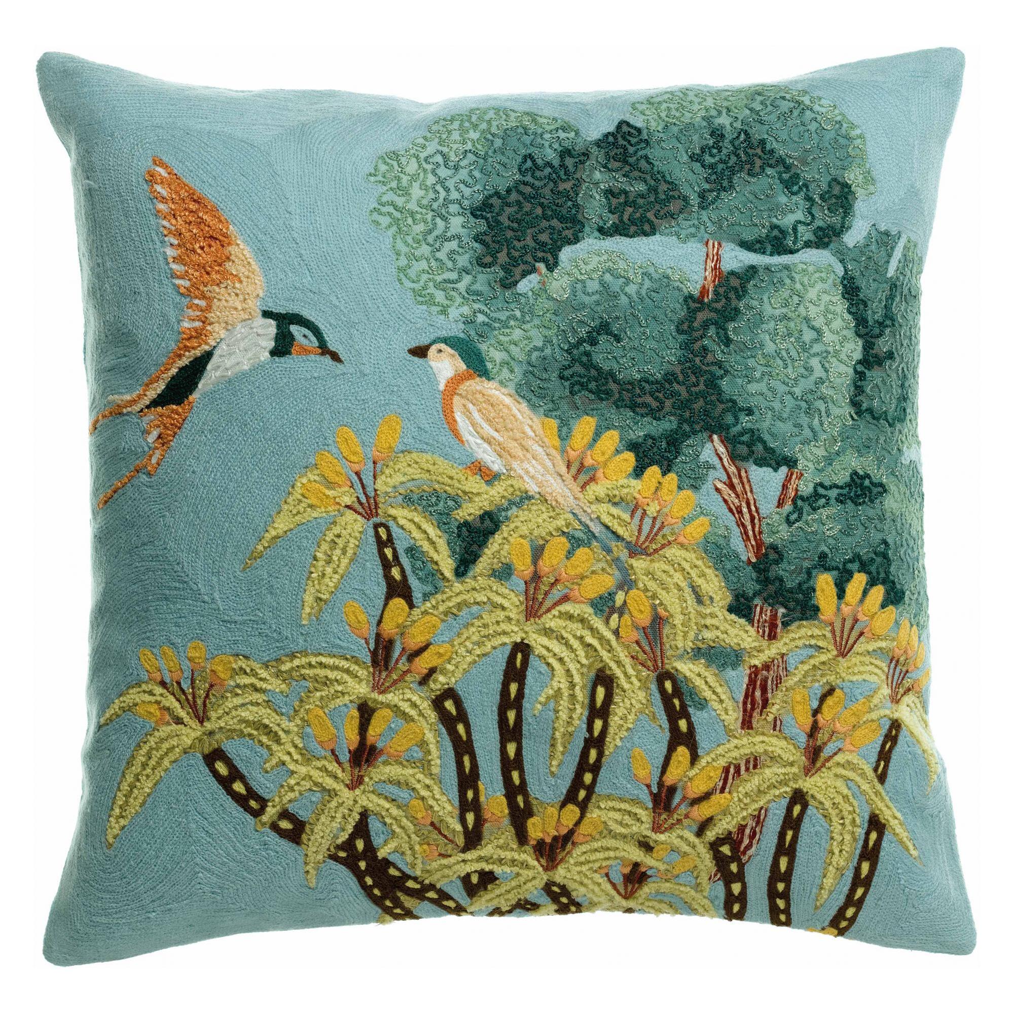 Coussin brodé Lola