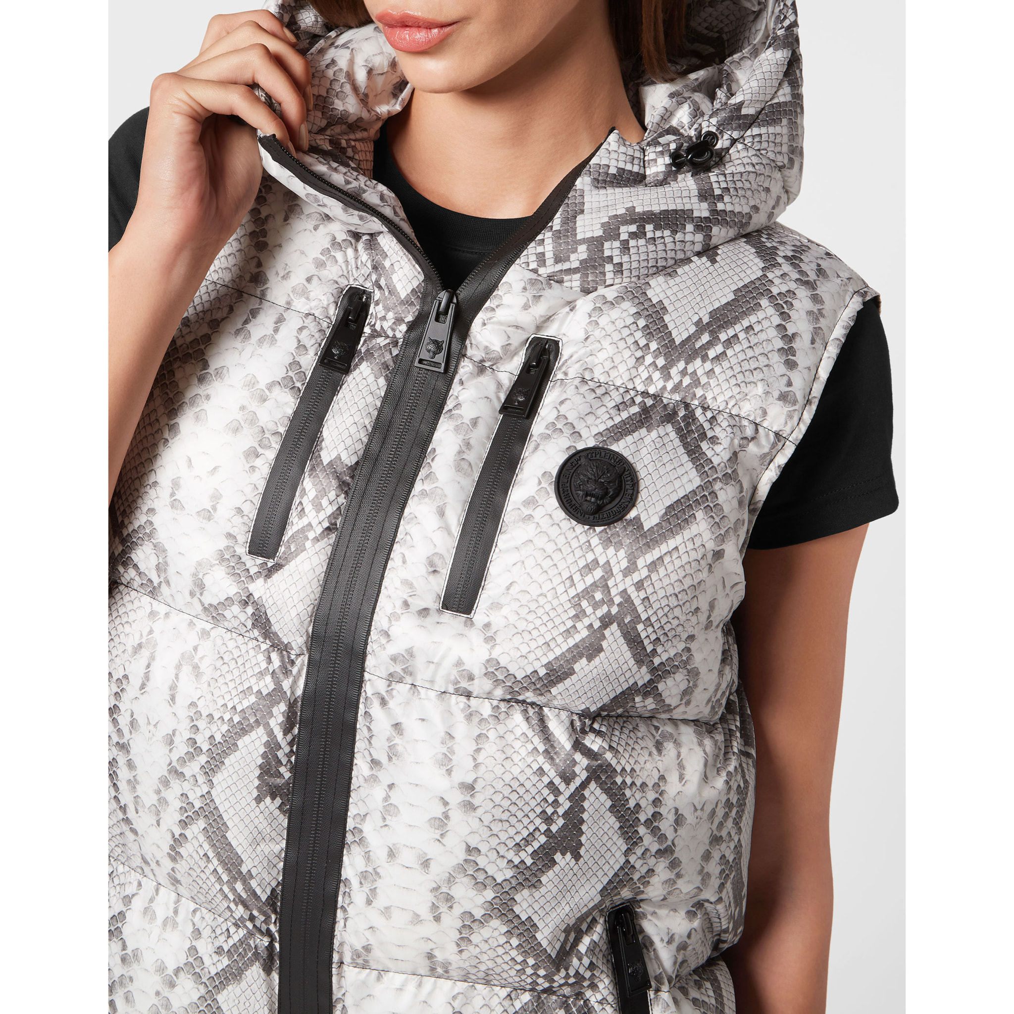 PLEIN SPORT Gilet in piuma PYTHON