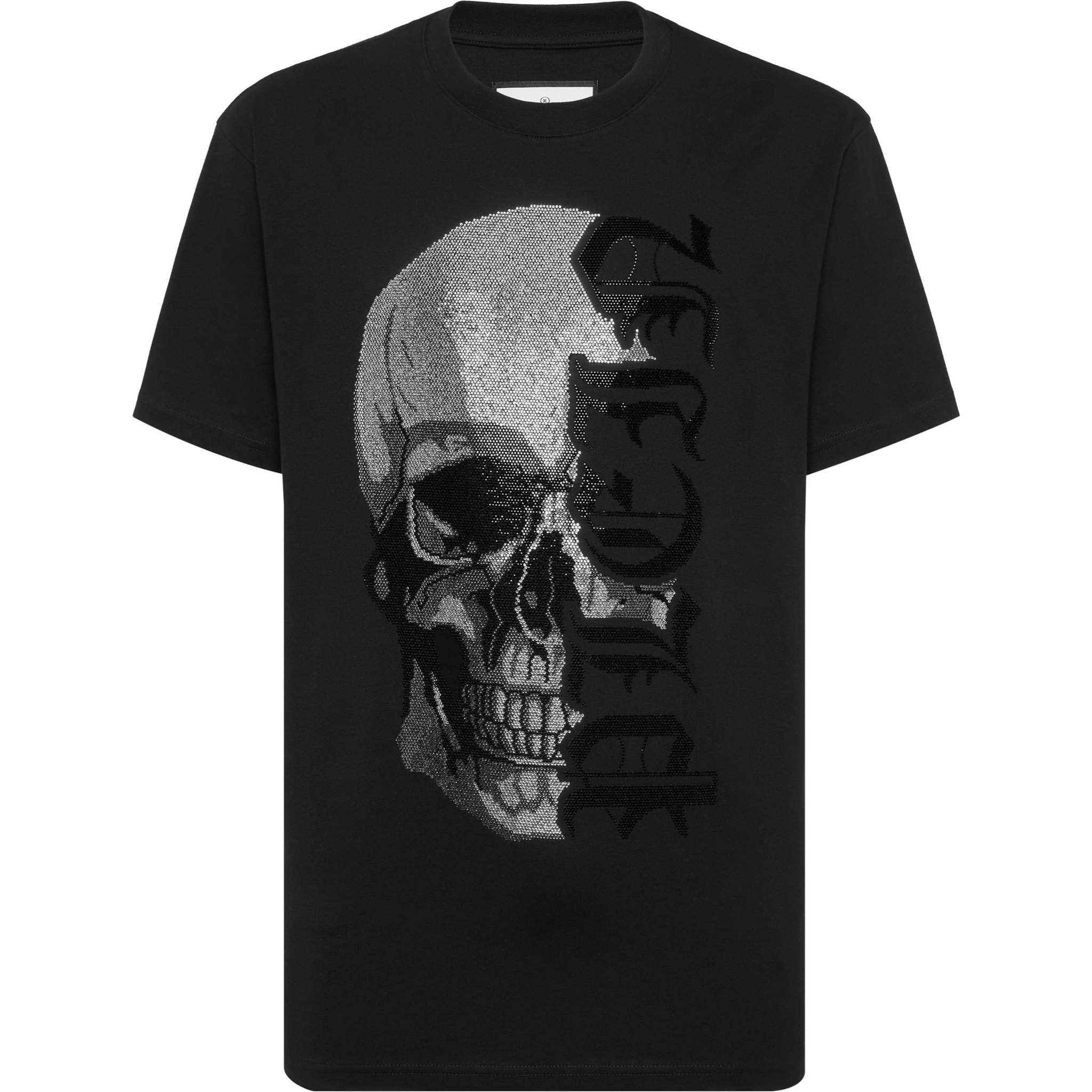 PHILIPP PLEIN T-Shirt Round Neck Ss GOTHIC PLEIN