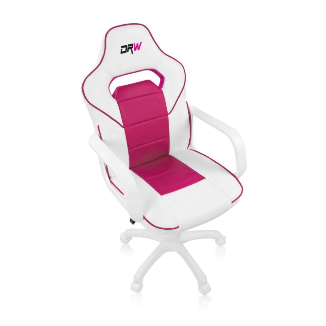 Silla gaming DRW Blanco - Rosa DRW