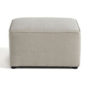 Canopy - pouf - en tissu texturé - Beige