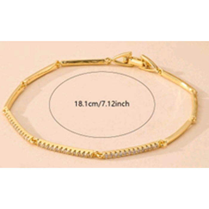 Pulsera Ranme acabado oro amarillo 18k