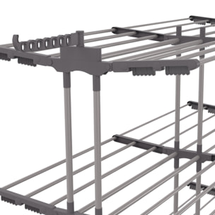 Séchoir extensible pliable 4 niveaux - 50m d'étendage