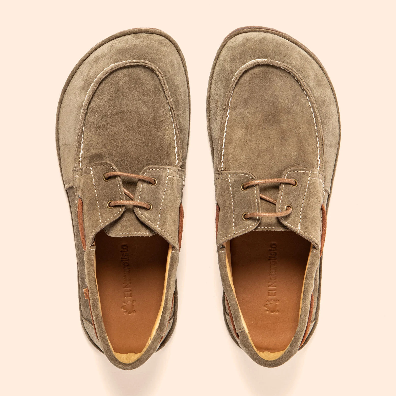 Zapatos N5675 SILK SUEDE LAND/ BARE color Land