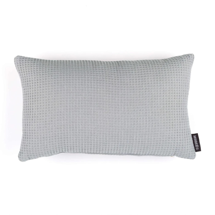 Housse de coussin Waffle ultime Gris 30x50 cm