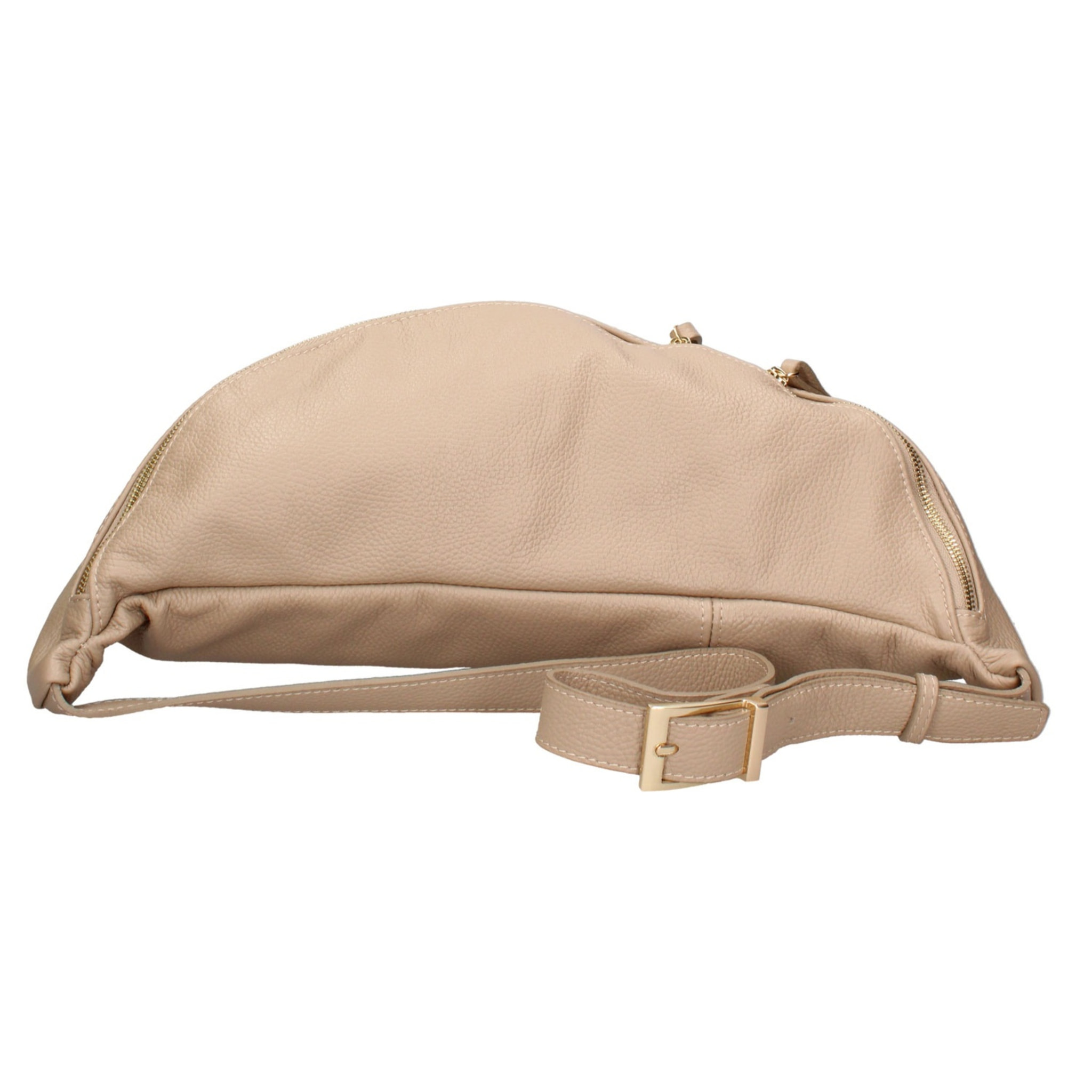 Borsa a tracolla da donna Made in Italy - Modello Caelia Plus - 100% pelle - 47.0 x 28.0 x 2.0 cm