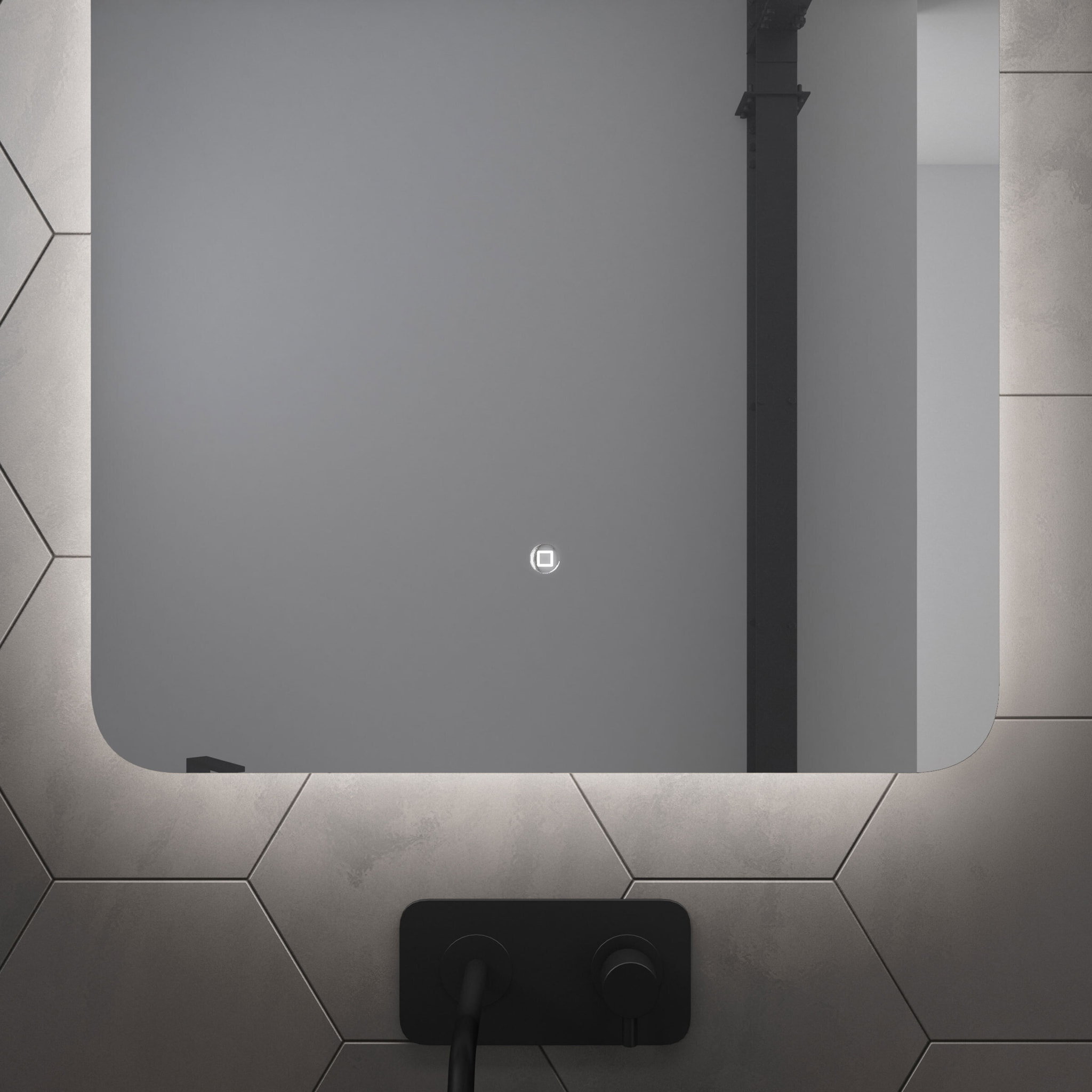 Miroir salle de bain rétroéclairé à LED 60x80x3.5 cm - ATMOSPHERE