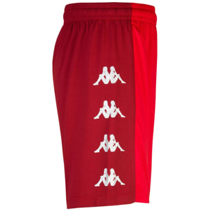 Kappa - Pantaloni Corti Uomo Rosso - Kappa4Soccer Delebio