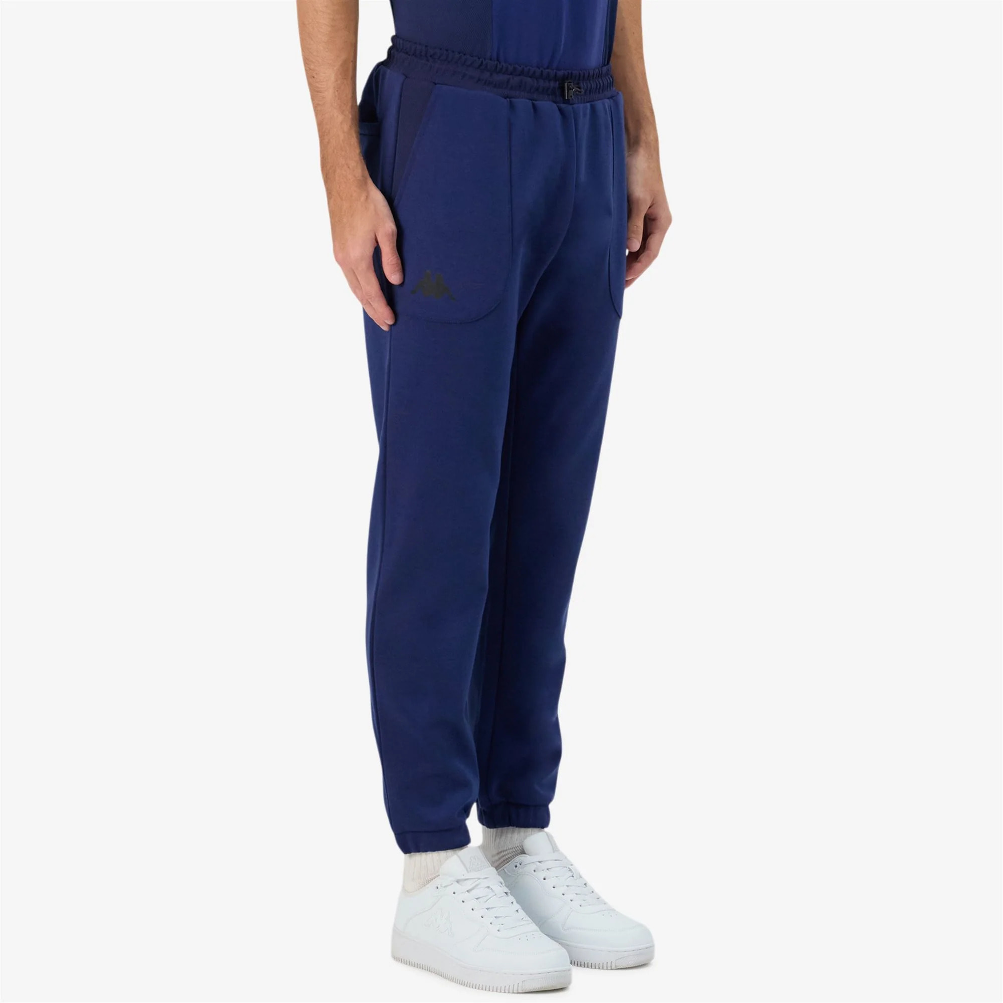 Kappa - Pantaloni Uomo Blu - Gesso