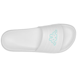 Kappa - Ciabatte Uomo Donna Grigio - Logo Sarty