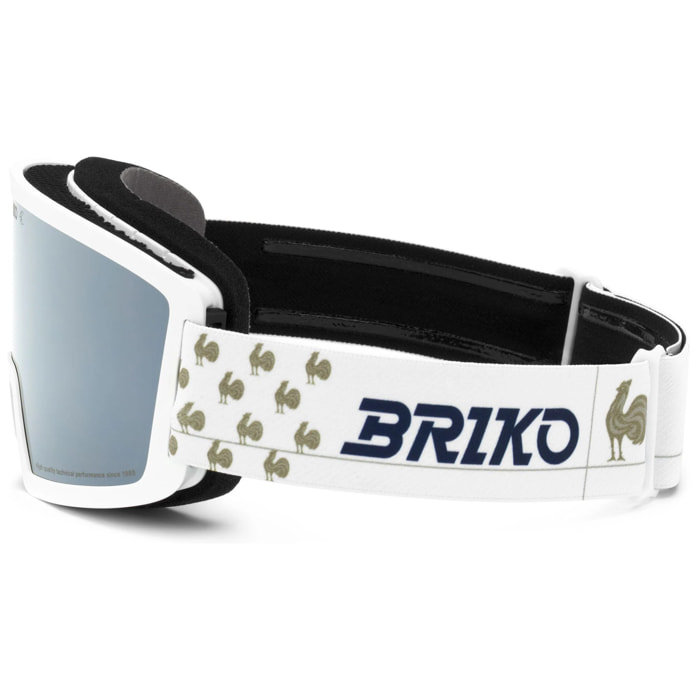 Maschere /Occhiali Protettivi Briko Uomo Donna Bianco Frostbite France