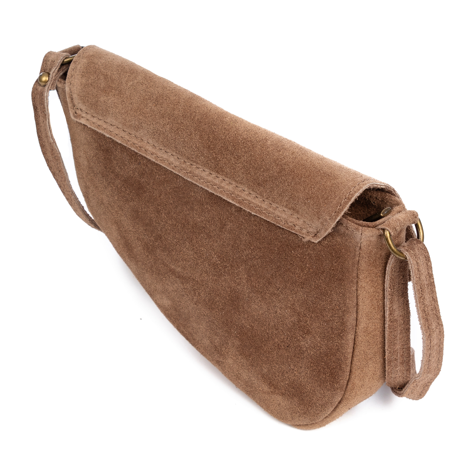 Susanna Borsa a tracolla Donna.Pelle autentica Camoscio