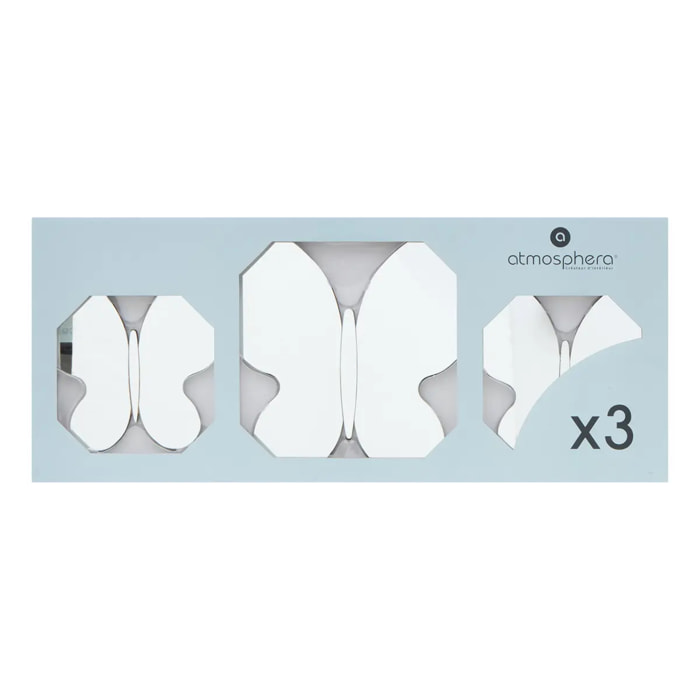 Set de 3 Miroirs Ajol 21x21cm