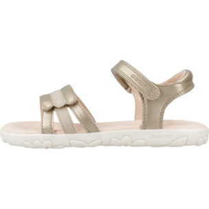 Sandalias Niña de la marca GEOX  modelo J SANDAL HAITI GIRL Gold