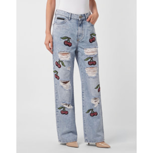 PHILIPP PLEIN Vaqueros de corte skater