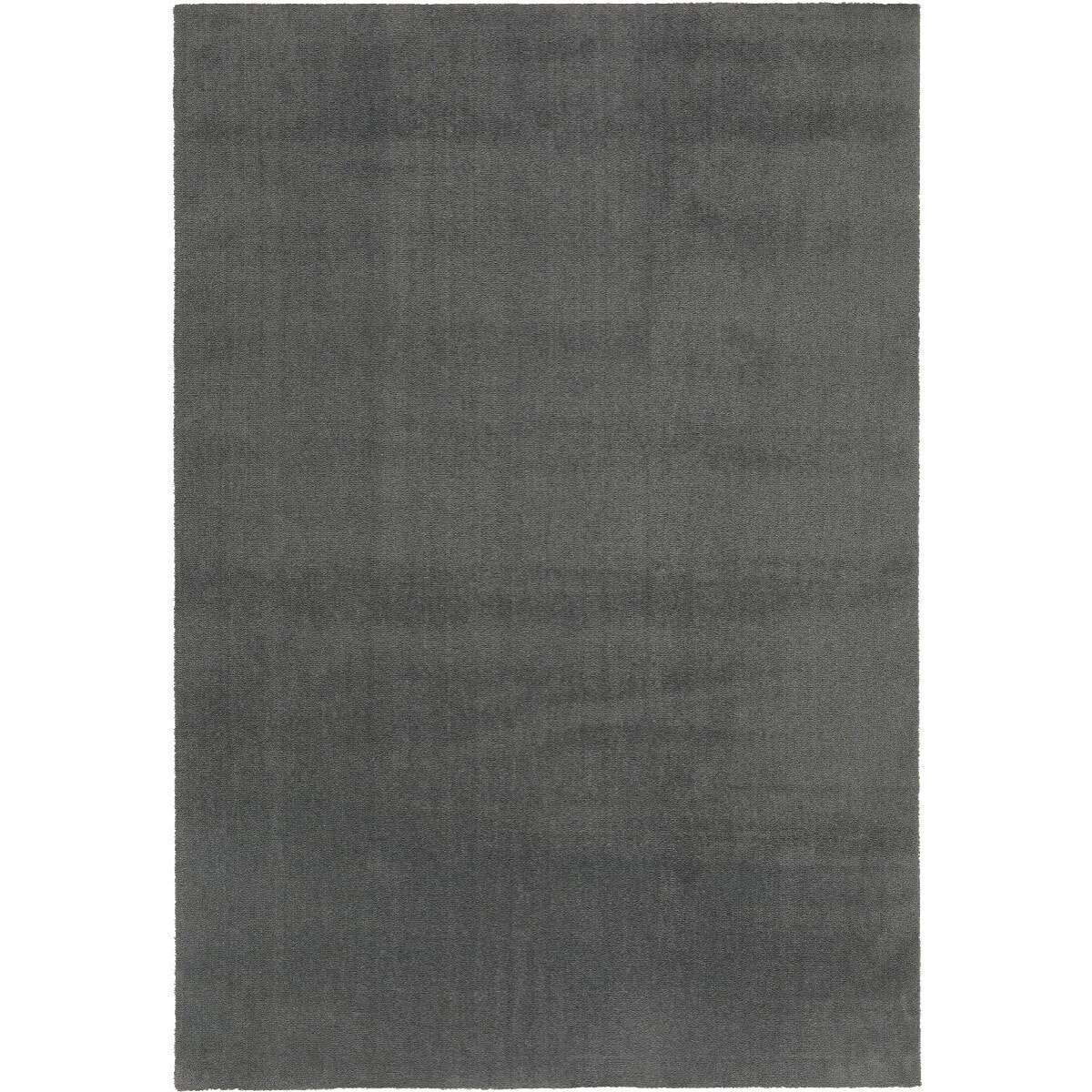 Tappeto Salotto Tinta Unita Grigio Scuro