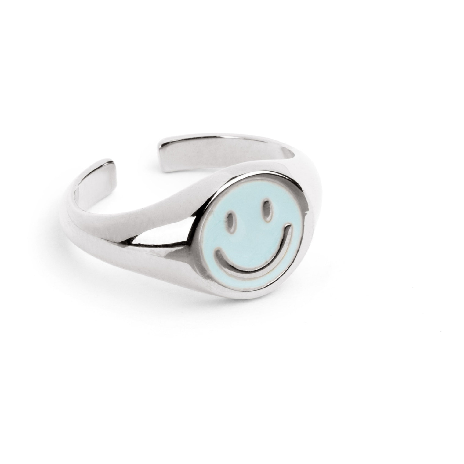 Anillo Smiley Sky Enamel