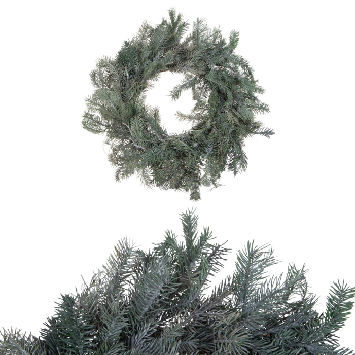 Corona natalizia - Pezzi 1 - 40xH5x40cm - Bianchi Dino SpA