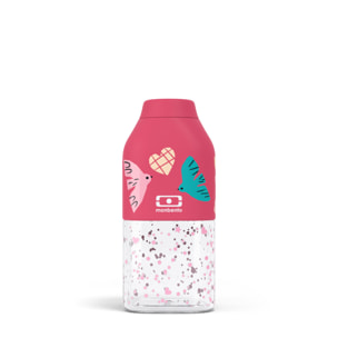 Bouteille réutilisable pour enfants Positive S 330ml Rose Birds
