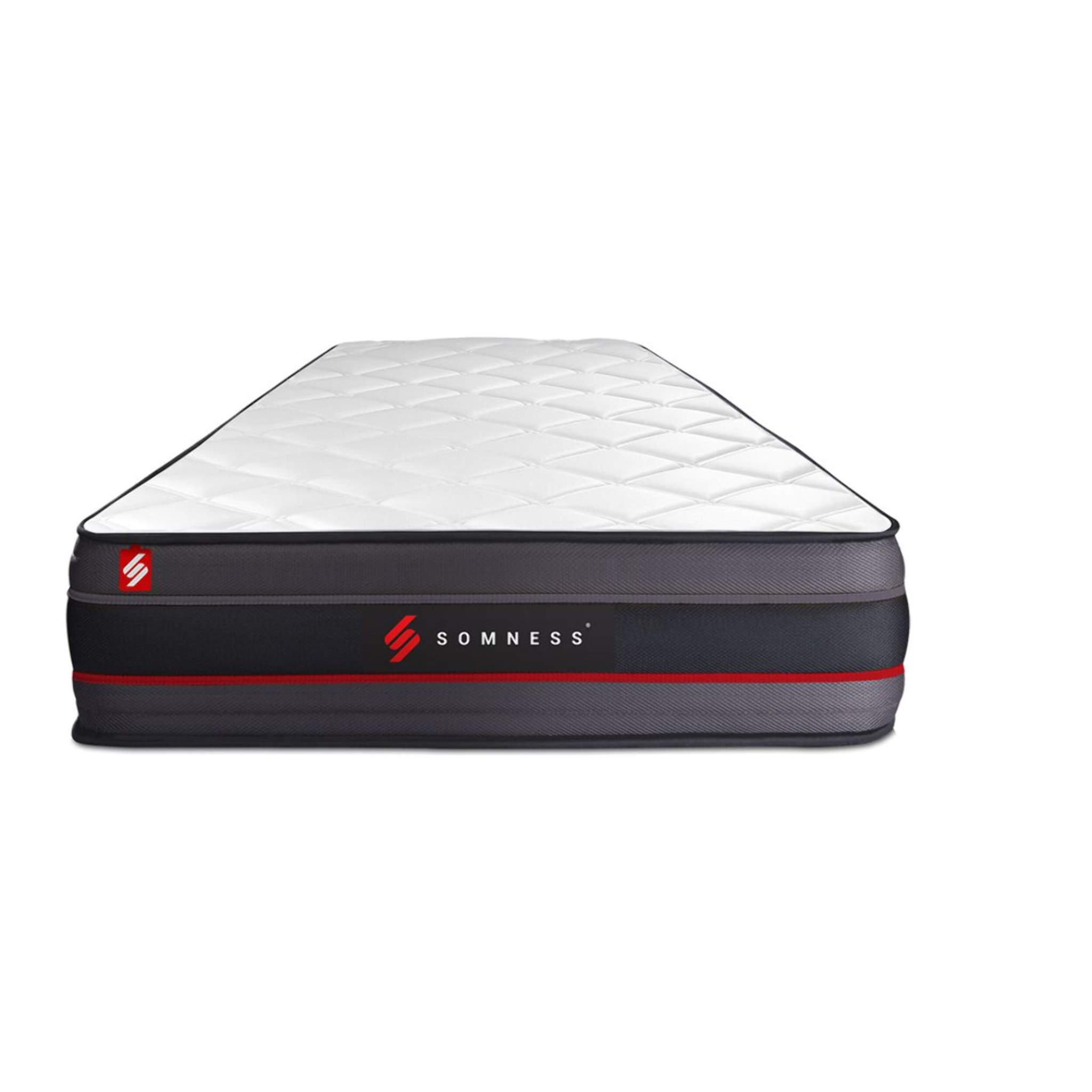 Matelas Mémoire de forme - Confort ferme et accueil enveloppant - 24 d'épaisseur, 5 zones de confort - Bien-être nuit après nuit - 1 place