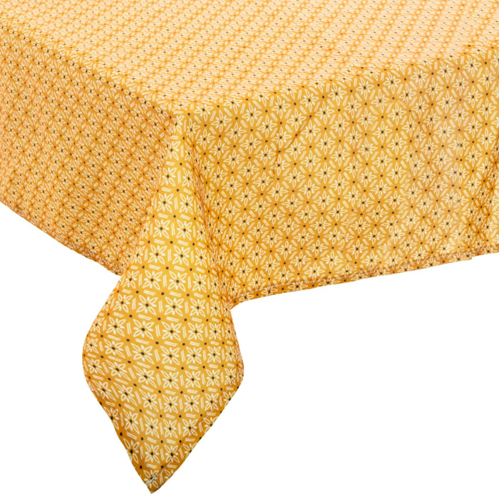 Nappe anti-tache "Paty" - jaune - 140x240 cm