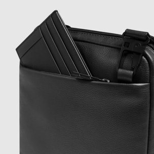 Piquadro Borsello piccolo in pelle porta iPad®mini, schermato con protezione RFID