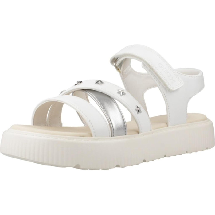 Sandalias Niña de la marca GEOX  modelo J SANDAL KODETTE GIR BLANCO